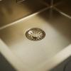 Pure.Sink Comfort PVD Gold Sink 50x40 cm, 10 mm radius, undermount, flush-mount, and top-mount PCM5040-60